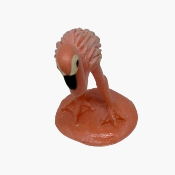 Safari Ltd Miniature Pink Flamingo Fairy garden Figure teeeny tiny 1 inch - Picture 3 of 5